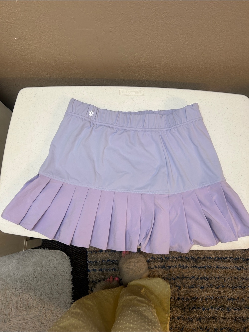 Talbots Lilac Pleated Tennis Skort